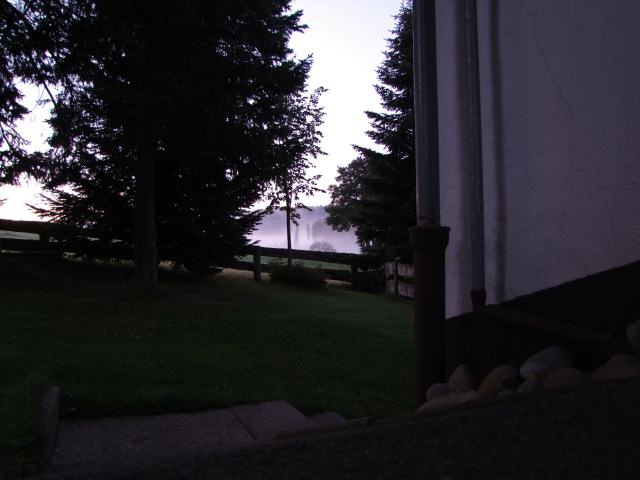 ... war die Sicht ins Tal ...