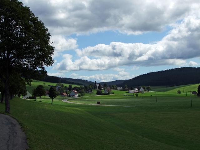 ... und am Morgen stand Mittelschollach schon wieder auf der Sonneseite des Lebens.
