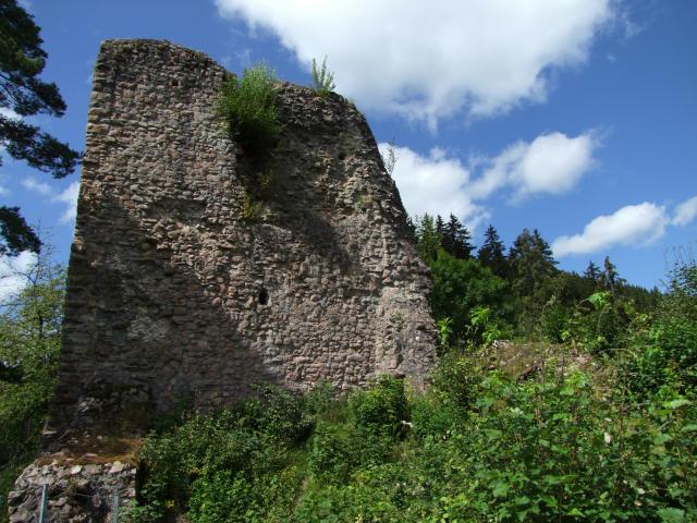 Die Ruine selbst ist klein ...