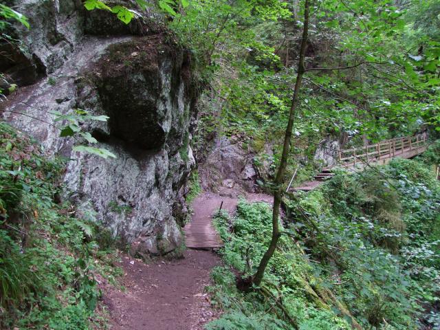 Die Lötenbachklamm ist klein ...