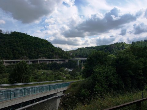 Von weitem konnte man die Frauenburg sehen.