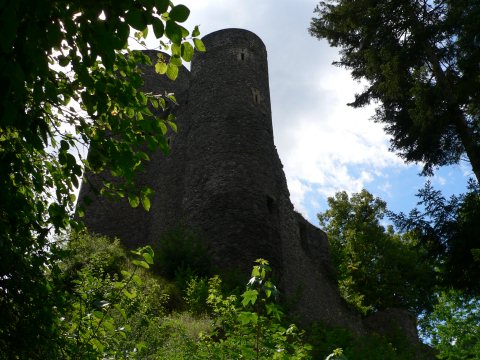 ... kletterten wir den Berg ...