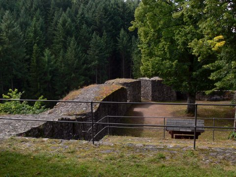 ... Innenhof der Burg.